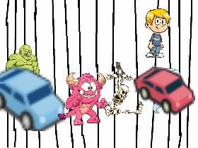 Skeleton goes to jail