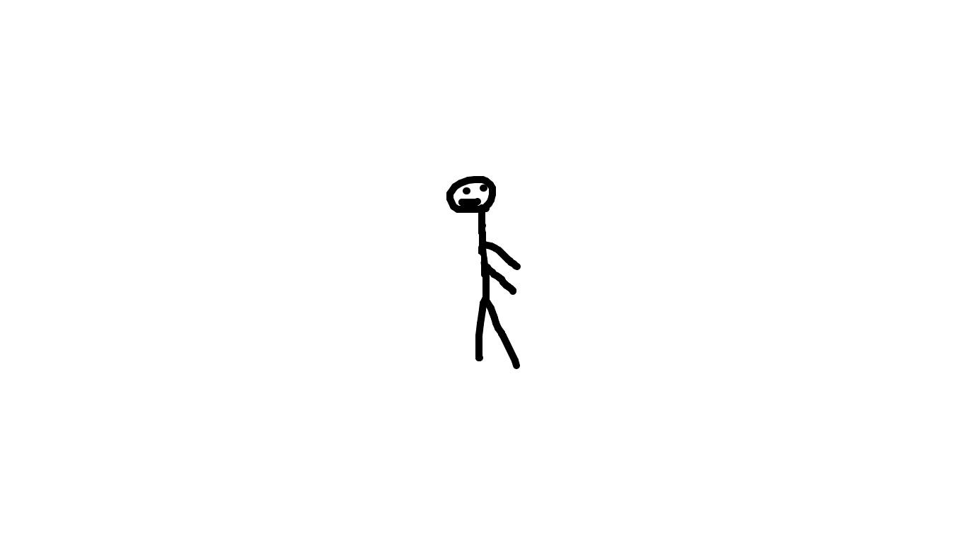 flossing stick man egg