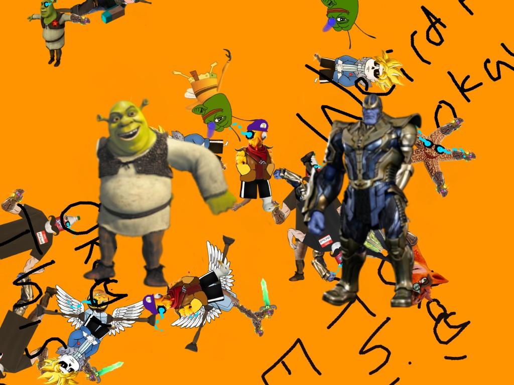 EPIC THANOS AND SHREK CROSSOVER