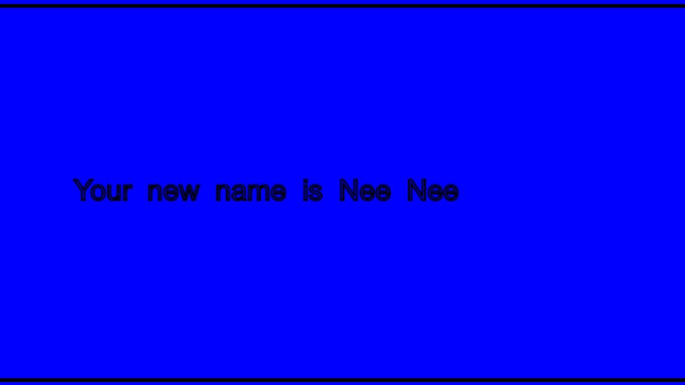 How to get a New name