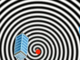 Look at the red dot 1