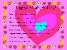 Mother's Day Mad Libs 1