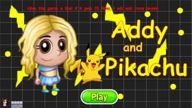 Addy and Pikachu