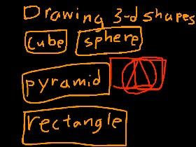 Drawing 3D shapes