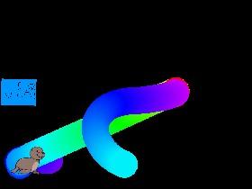 otter on a rainbow 1