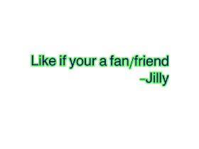Like this if your a Fan