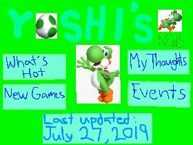 Yoshi’s News