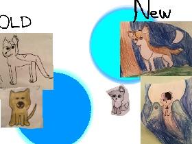 My Art—Old Vs New (on paper)