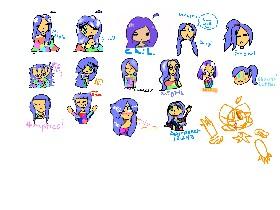Emma in different styles!