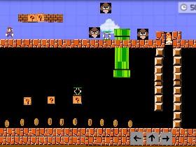 Mario physics world 1-1