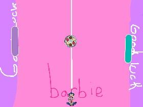 Barbie in ping pong