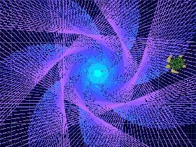 Spiral Triangles 100
