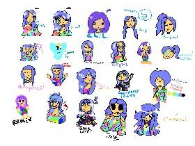 Emma in different styles!