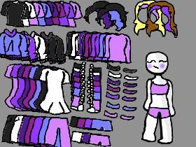 Purple Dress Up 1