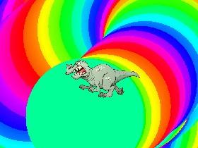 Meet the rainbow dinosaur