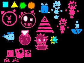 just shapes and beats art