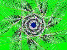 random spiral triangle