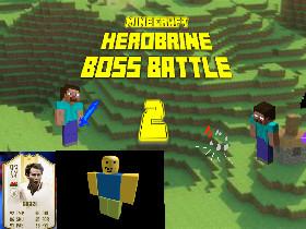 minecraft herobrine boss battle 2  NOOBä