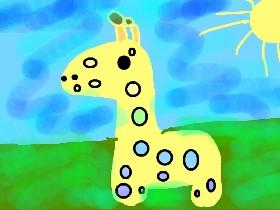 Rainbow spoted giraffe!