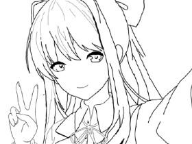 Drawing of Monika!