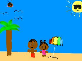 My day at the beach🏝🏖⛱