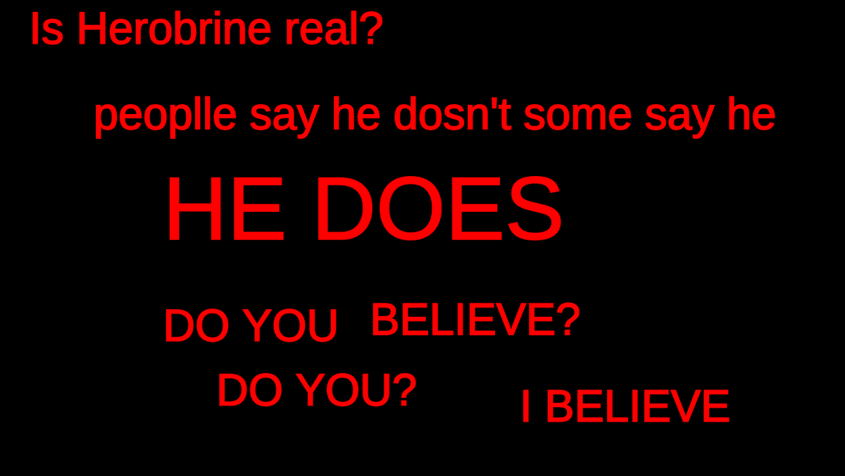 Is Herobrine real?