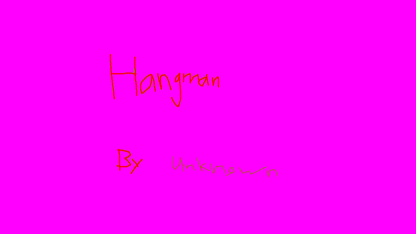 Hangman(remix)(1.1 version)