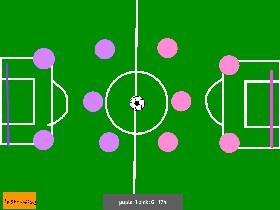 2 player soccer game Pink vs Purple 1 1 1 1