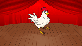 chicken plays u a song