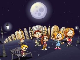 late at night