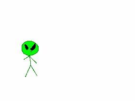 Monster turns into a alien