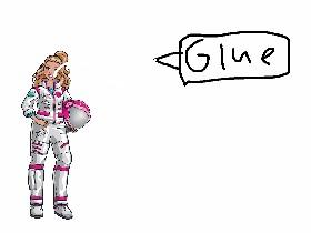 barbie eats glue