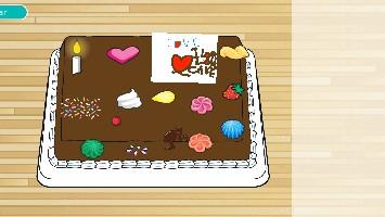 yum yum look at this cake 