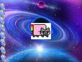 My neon cat race