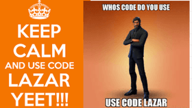 code lazar two as