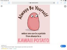 kawaii potato googly eyes