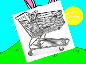 shoping cart bunney