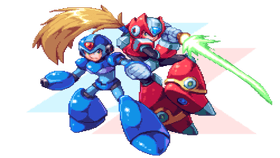 Mega man pixel art