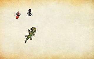 Ants vs Lizard