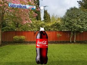 what happens when u put mentos in coke