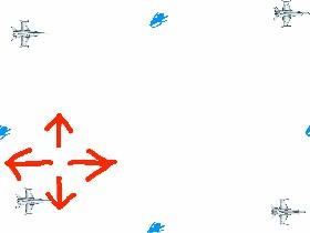 Flying plane (Fixed controls)