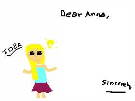 Anna’s Letter