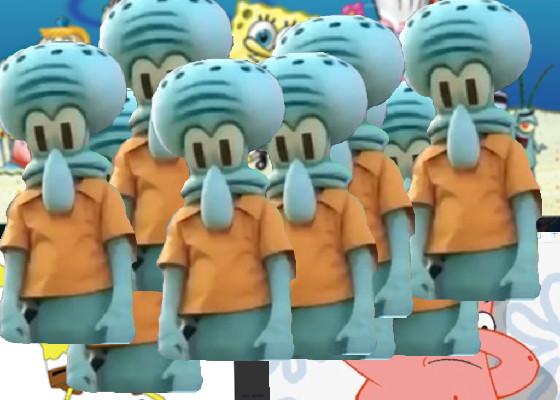 Dab squidward Dab