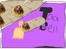 Cheesy burrito