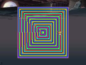 cool tunnel of color
