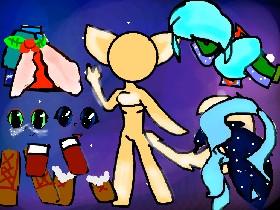 Snow Cat Dress up 1