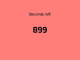 countdown from 900 (15 mins)