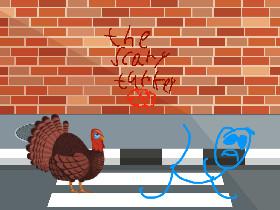 the scary turkey animation