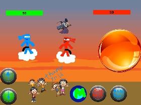 ninja sky attack tonw game