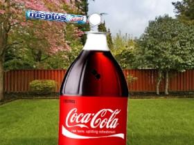 mentos in large coke